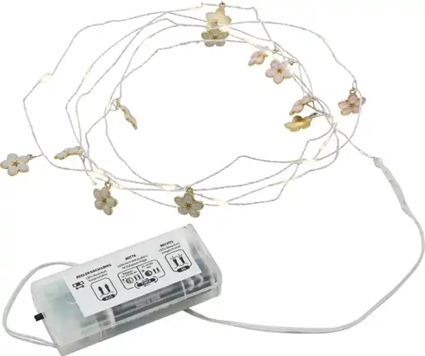 Bild 2 von DEKOWELT LED-Lichterkette Blumen