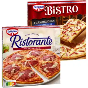 Dr. Oetker Ristorante Pizza, Piccola oder Bistro Flammkuchen