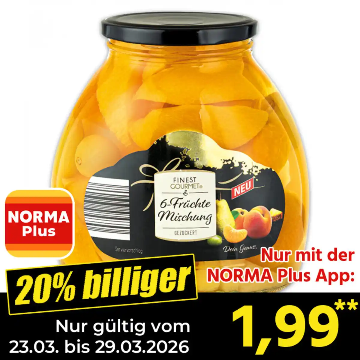 Bild 1 von Finest Gourmet 6-Früchte Mischung