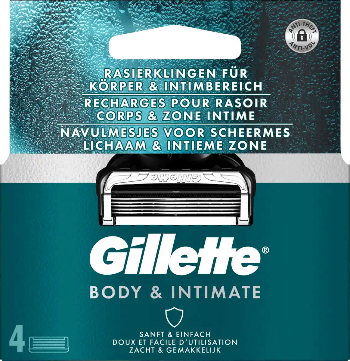 Bild 1 von Gillette INTIMATE Rasierklingen, Intimate, 4 St