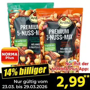 Ardilla Premium 3-/ 5-Nuss-Mix