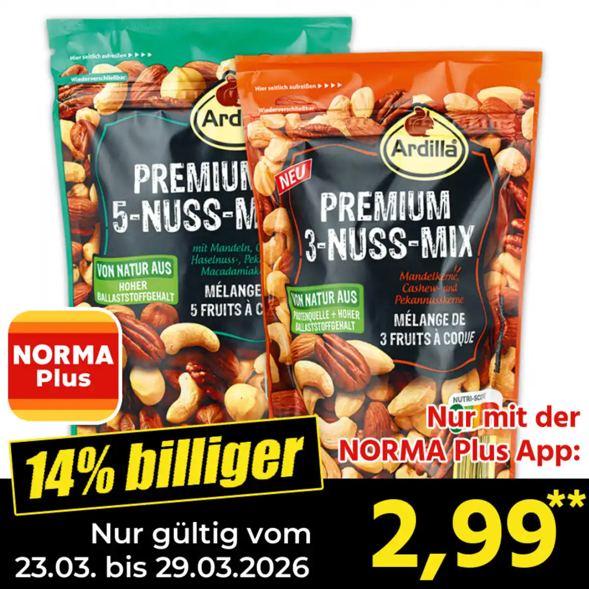 Bild 1 von Ardilla Premium 3-/ 5-Nuss-Mix