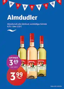 Almdudler Almschorsch oder Almliesel weinhaltiges Getränk