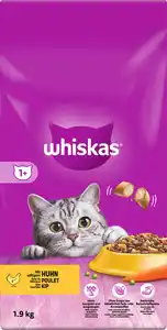 WHISKAS® Beutel Trocken Adult 1+ mit Huhn 1,9 kg 1,9 kg