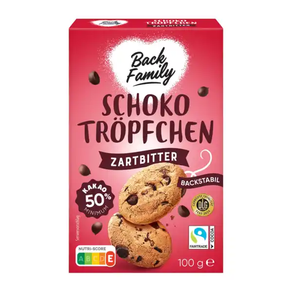 Bild 3 von BACK FAMILY Schokotröpfchen / -chunks