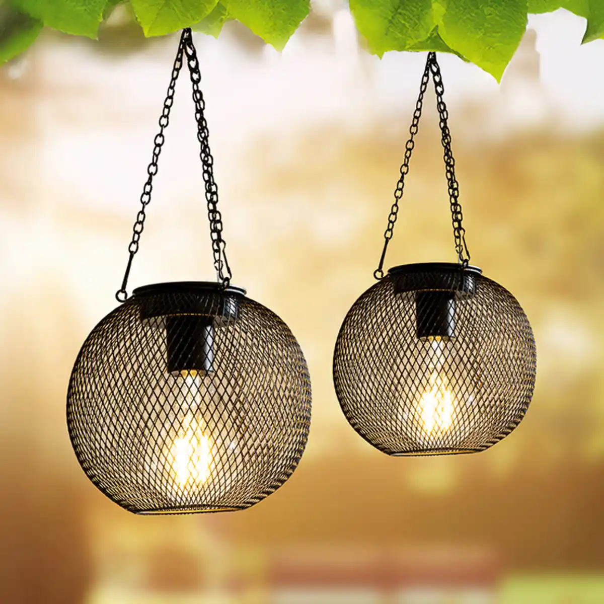 Bild 1 von Müller Licht LED-Solar-Hängeleuchte 2er-Set