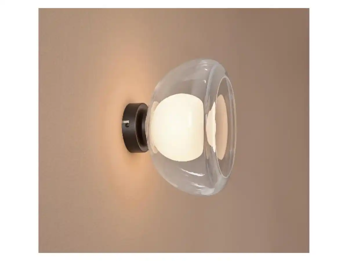 Bild 3 von LIVARNO home LED-Wand- und Deckenleuchte, Lampenschirm aus hochwertigem Glas
