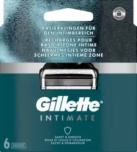 Gillette INTIMATE Rasierklingen, Intimate, 6 St