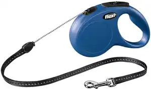 Flexi Hundeleine New Classic S blau, Seil