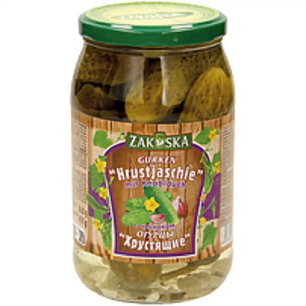 Bild 1 von Eingelegte Gurken "Hrustjaschie" mit Knoblauch