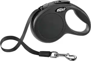Flexi Hundeleine New Classic XS schwarz, Gurt