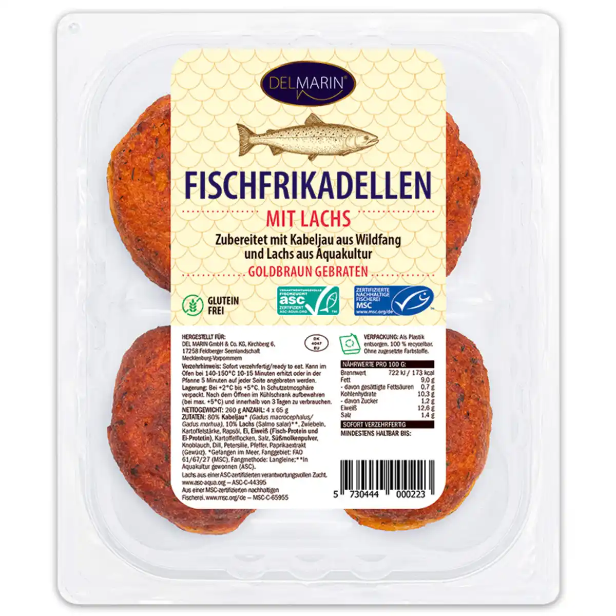 Bild 1 von delmarin Fischfrikadellen