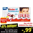 Bild 1 von Ferrero Kinder-Schokolade / Yogurette