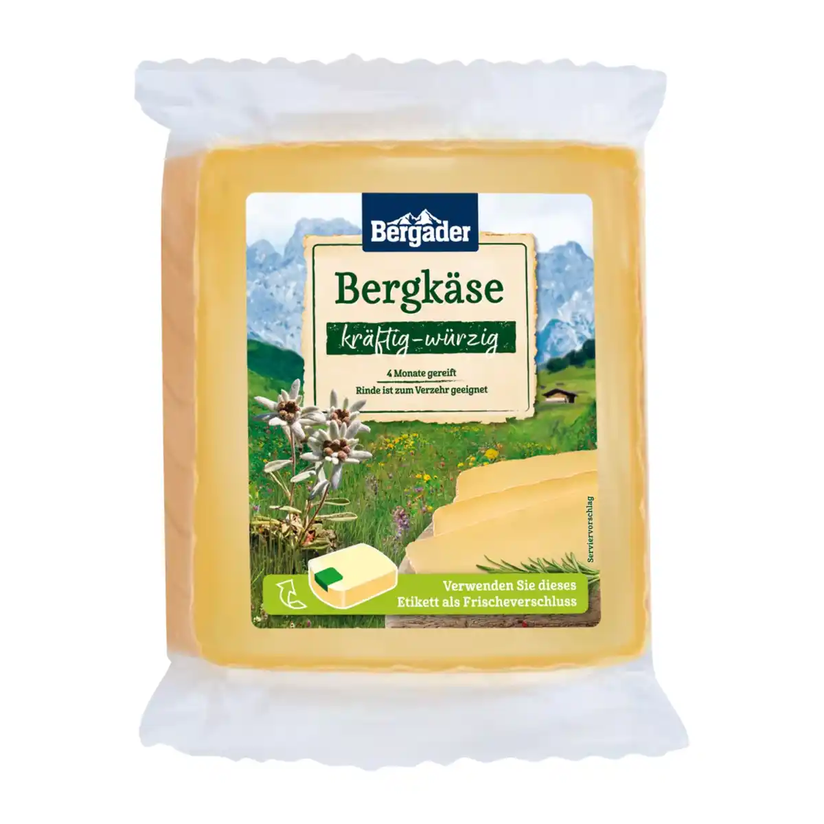 Bild 1 von BERGADER Bergbauern Käsestücke