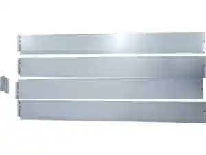 TrendLine Rasenkante Metall 1,19 m x 13 cm verzinkt - 4 Stück