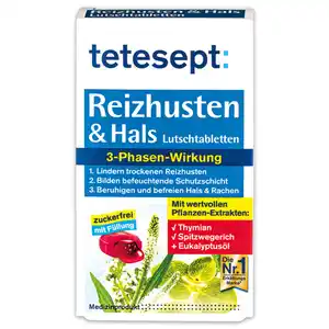 Tetesept Reizhusten & Hals Lutschtabletten