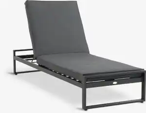 Sonnenliege VONGE B75xL210 schnelltrocknend schwarz