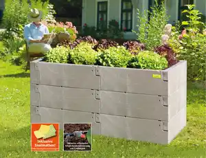 Juwel Hochbeet Timber 130 x 60 cm inkl. Bewässerung & Saatmatte