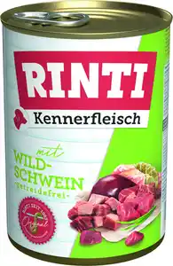 Rinti Kennerfleisch Hundenassfutter Adult getreidefrei 400 g Wildschwein bei Kartonabnahme