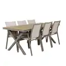 Bild 1 von Primaster Garten-Essgruppe Milos 6 Personen Aluminium taupe/creme