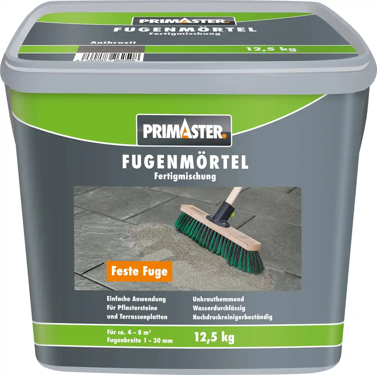 Bild 1 von Primaster Fugenmörtel 1 - 30 mm 12,5 kg anthrazit