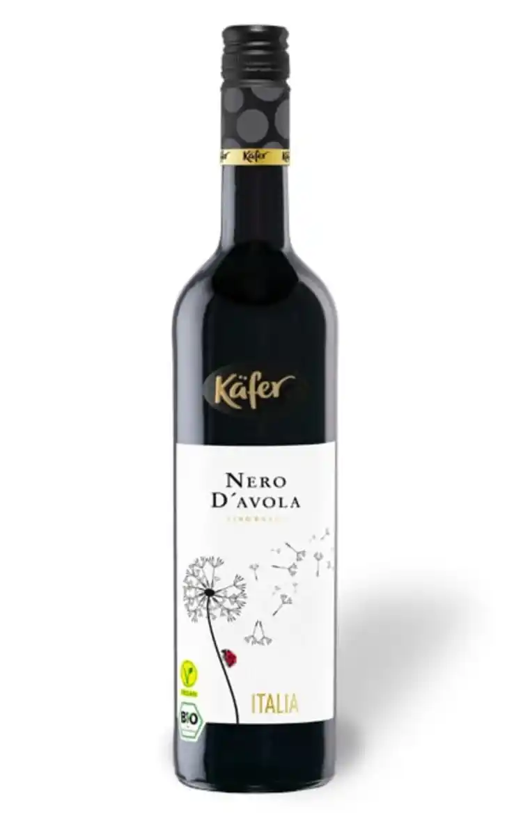 Bild 1 von Käfer Rotwein Nero d`Avola trocken Italien 1 x 0,75 L bio/vegan