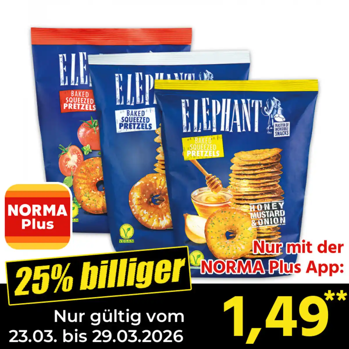 Bild 1 von Elephant Master Of Incredible Snacks Elephant Laugengebäck