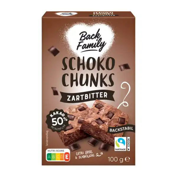 Bild 4 von BACK FAMILY Schokotröpfchen / -chunks