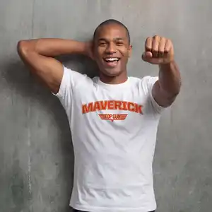 Top Gun Unisex-T-Shirt aus Baumwolle