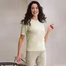 Bild 1 von Damen-Pullover in Ajour-Strick-Design