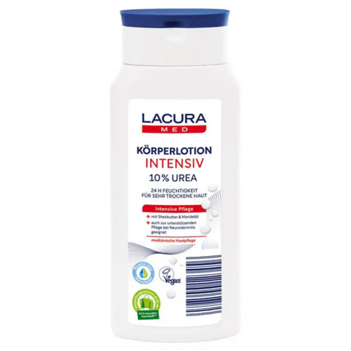 Bild 1 von LACURA Körperlotion Urea 300 ml, Classic