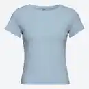 Bild 3 von Damen-T-Shirt mit gerippter Struktur