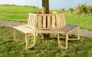 Bild 2 von Baumbank 6-Eckig & 360°, ca. 205 x 178 x 90 cm aus Tannenholz