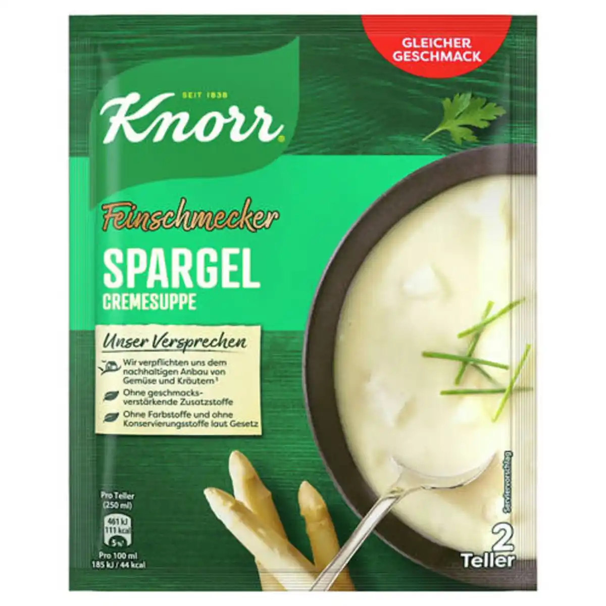 Bild 1 von KNORR Feinschmeckersuppe 49 g, Spargel