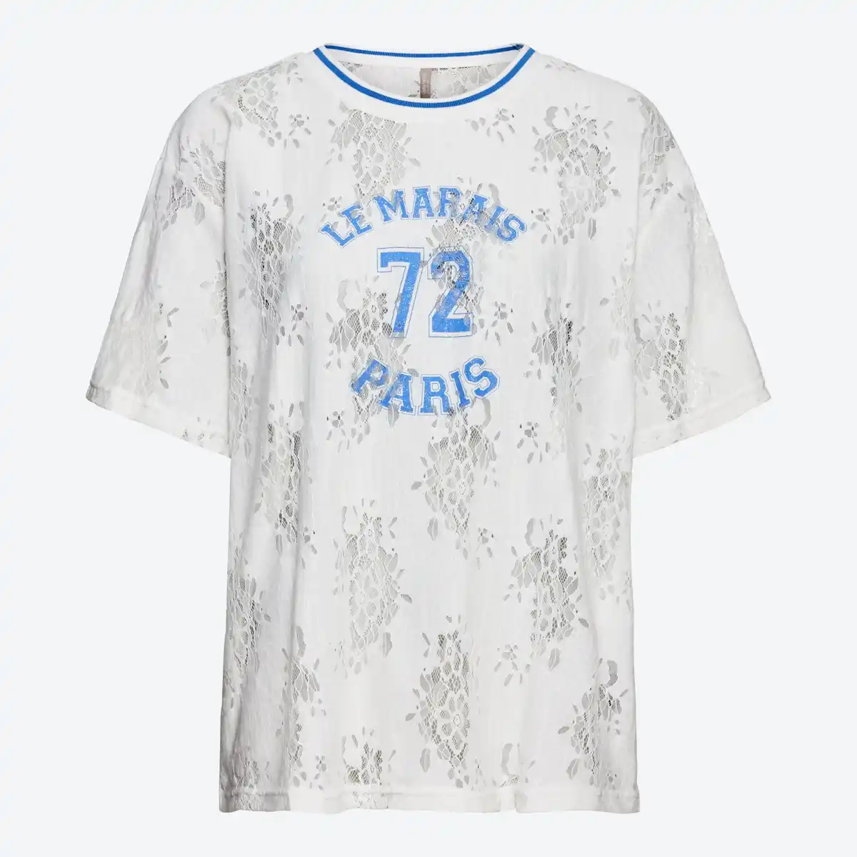 Bild 3 von Damen-T-Shirt mit Spitze