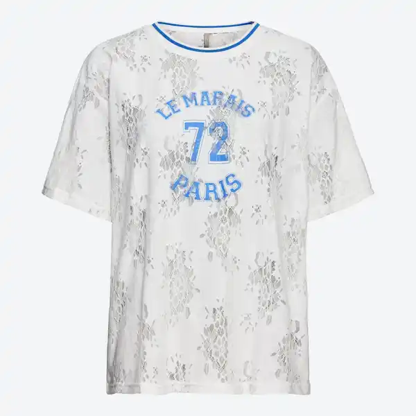 Bild 3 von Damen-T-Shirt mit Spitze