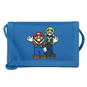 Super Mario - Brustbeutel - blau