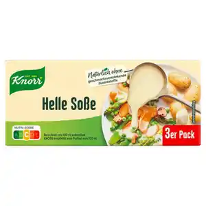 KNORR Basissauce 3 x 250 ml, Helle Soße
