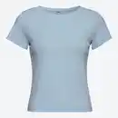 Bild 2 von Damen-T-Shirt mit gerippter Struktur