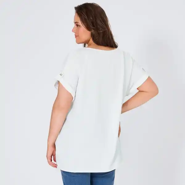 Bild 4 von Damen-Bluse mit Umschlag, große Größen