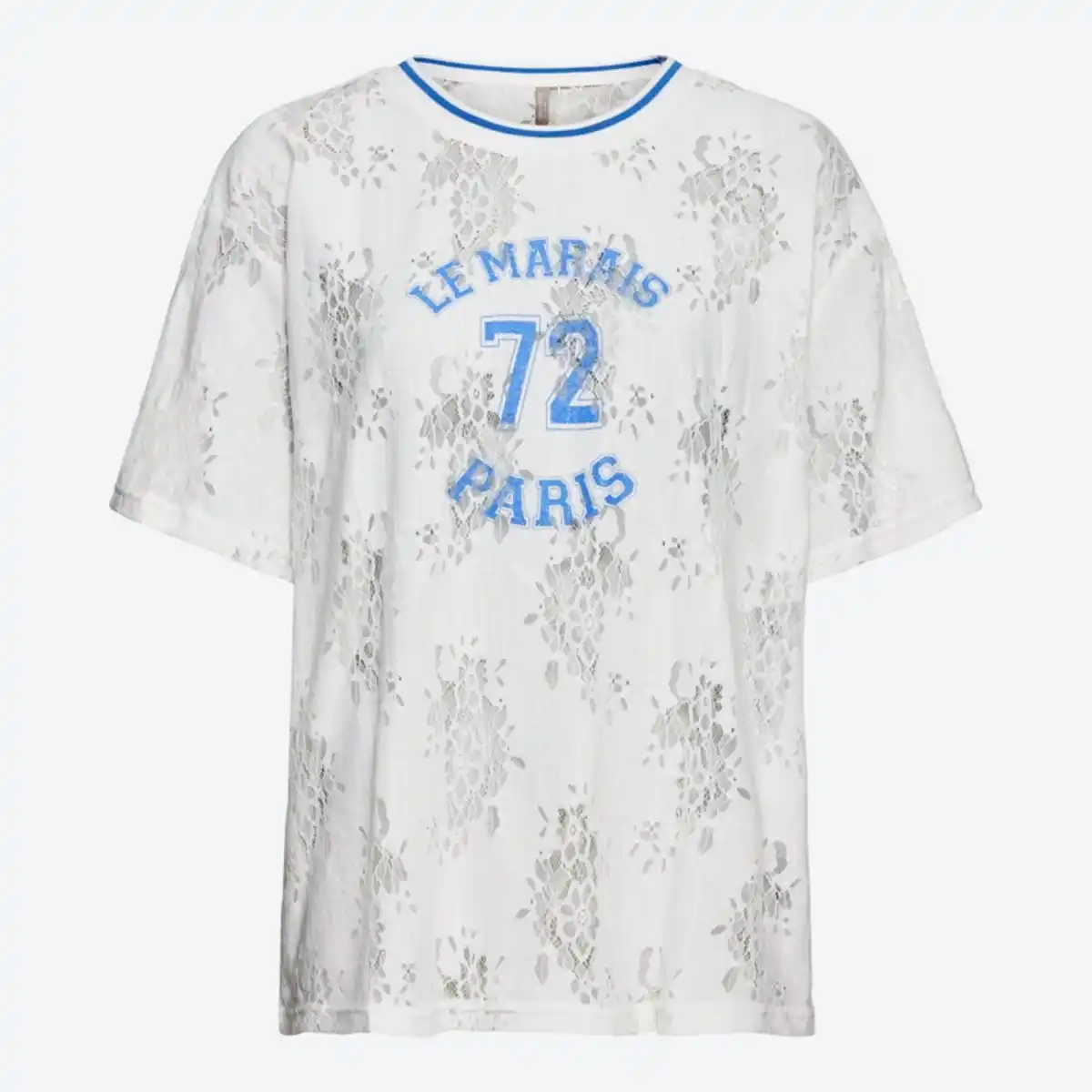 Bild 2 von Damen-T-Shirt mit Spitze