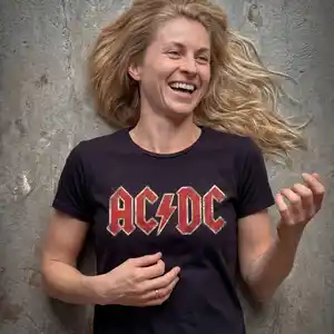 ACDC Unisex-T-Shirt aus Baumwolle