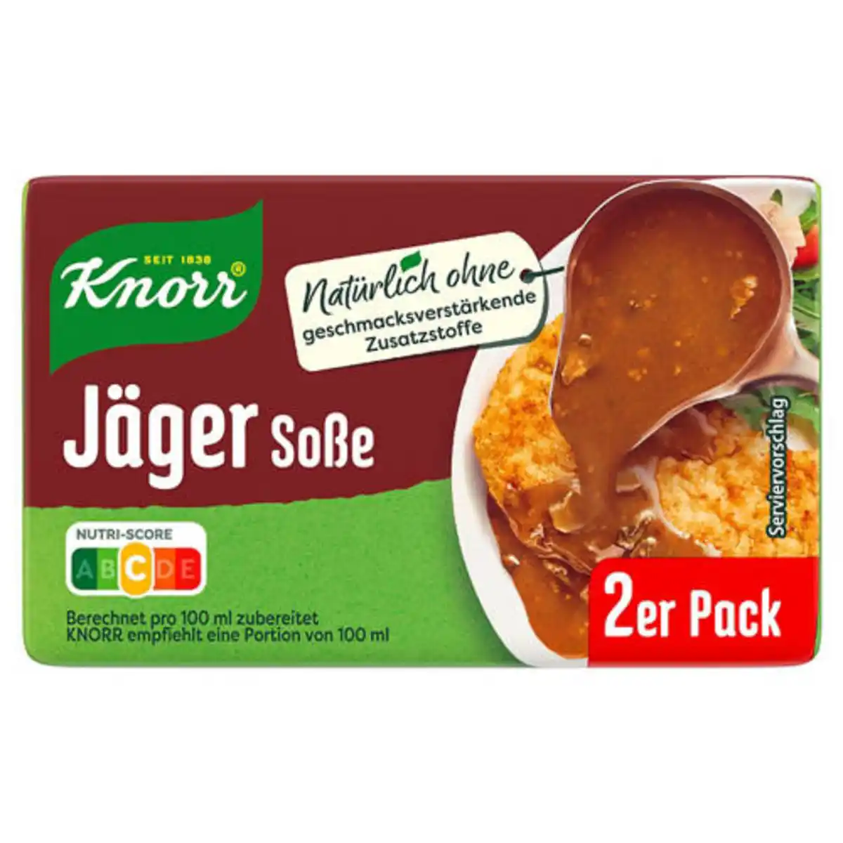 Bild 1 von KNORR Basissaucen 2 x 250 ml, Jäger Soße