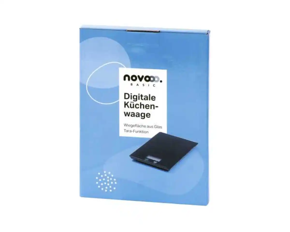 Bild 1 von novooo Digitale Küchenwaage Glas