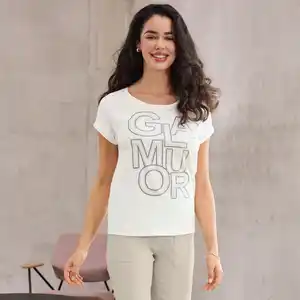 Damen-T-Shirt mit Frontaufdruck