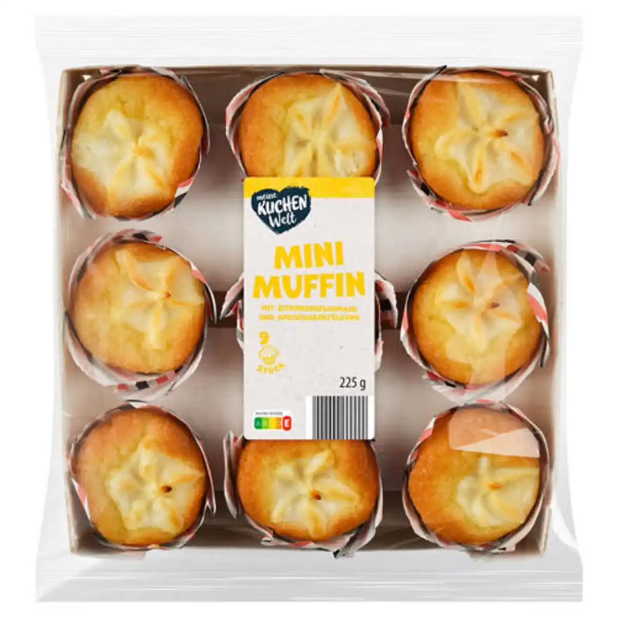 Bild 1 von MEINE KUCHENWELT Gefüllte Mini Muffins 225 g, Zitronengesch. und Speisequarkfü.