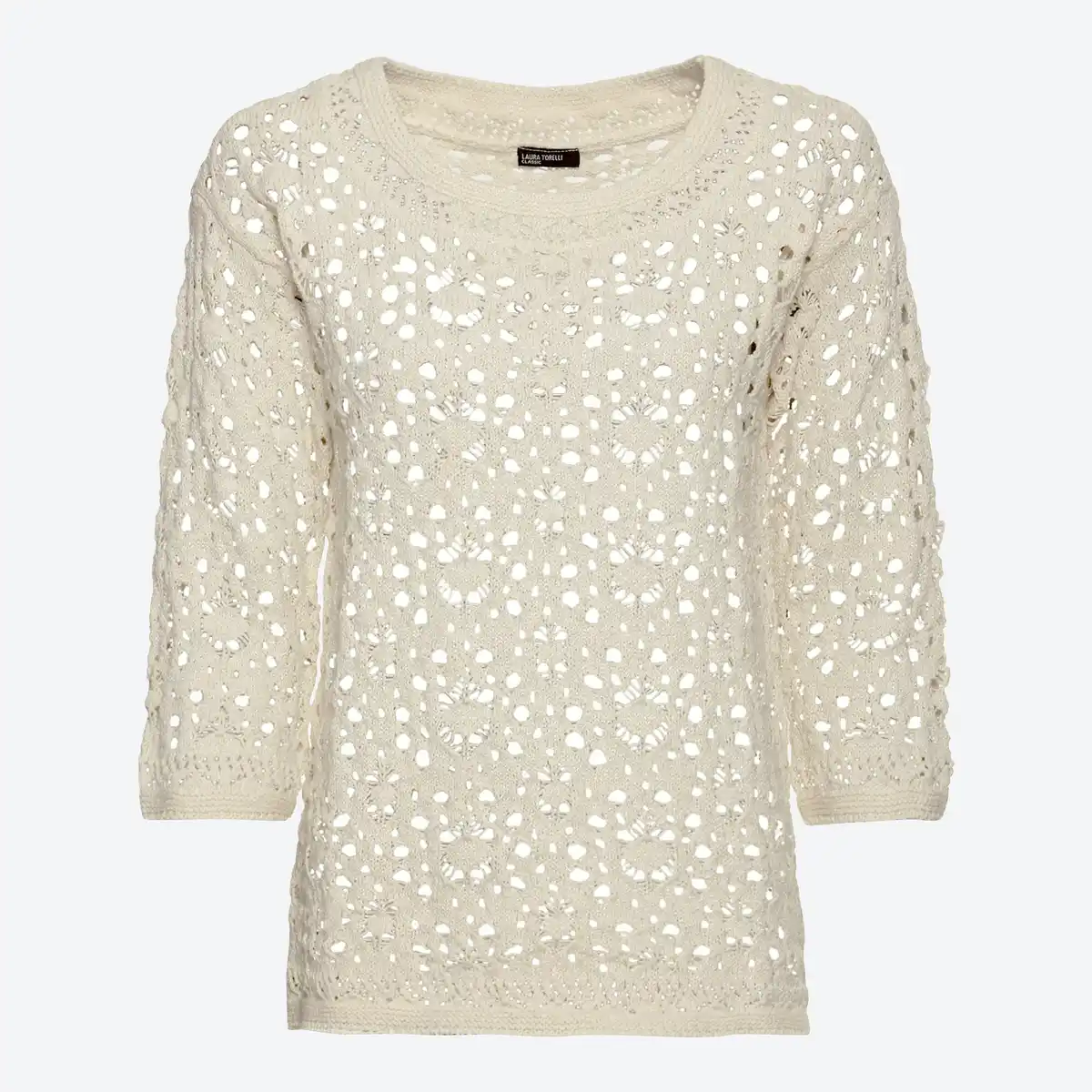 Bild 1 von Damen-Pullover in Ajour-Qualität