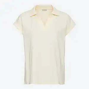 Damen-Poloshirt mit V-Ausschnitt