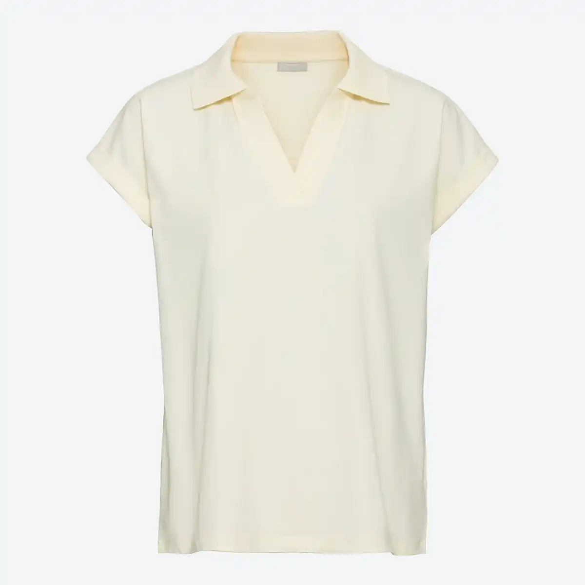 Bild 1 von Damen-Poloshirt mit V-Ausschnitt