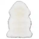 Bild 1 von HOME CREATION Lammfellteppich, Weiß